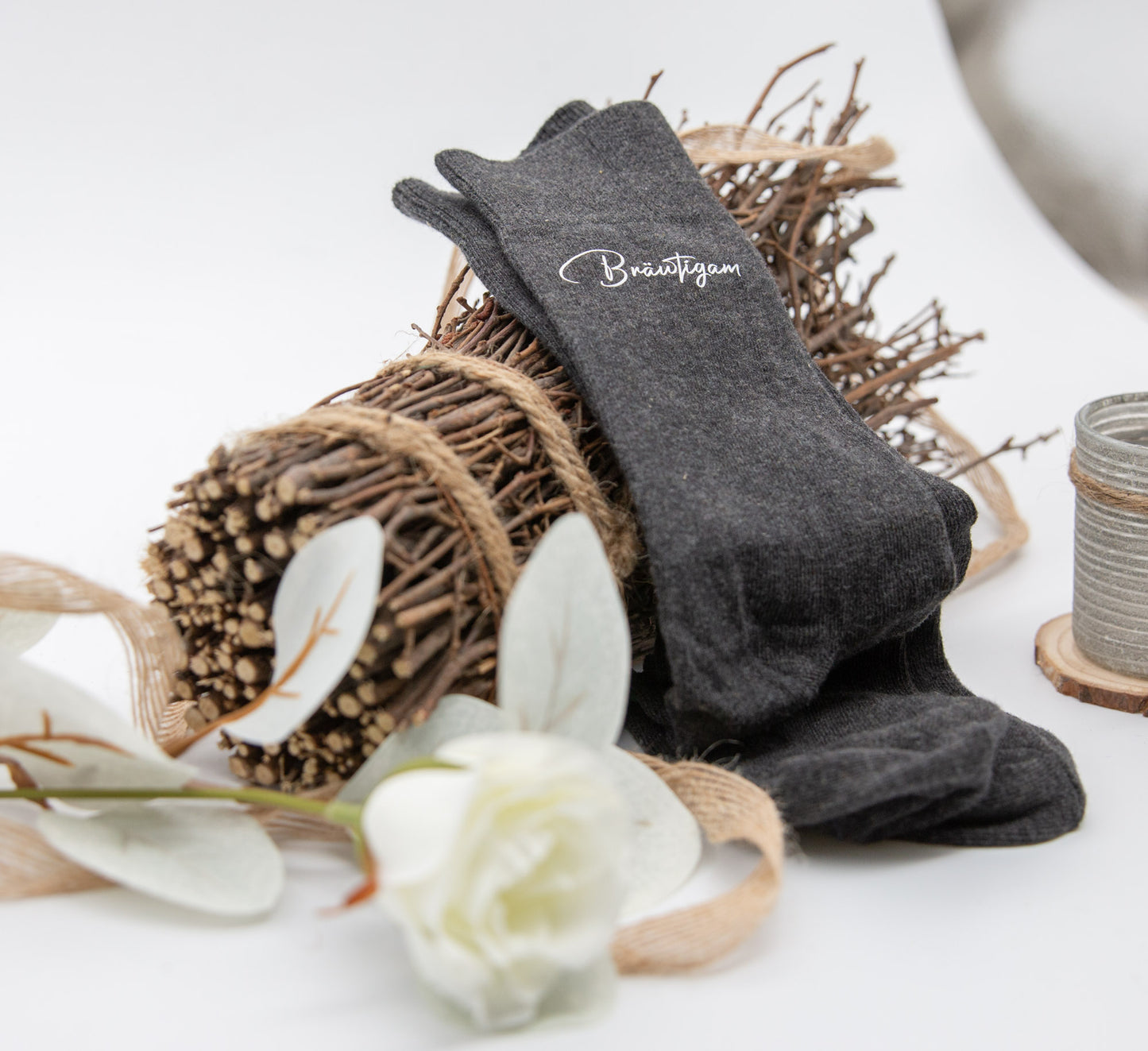 Socken für den Bräutigam