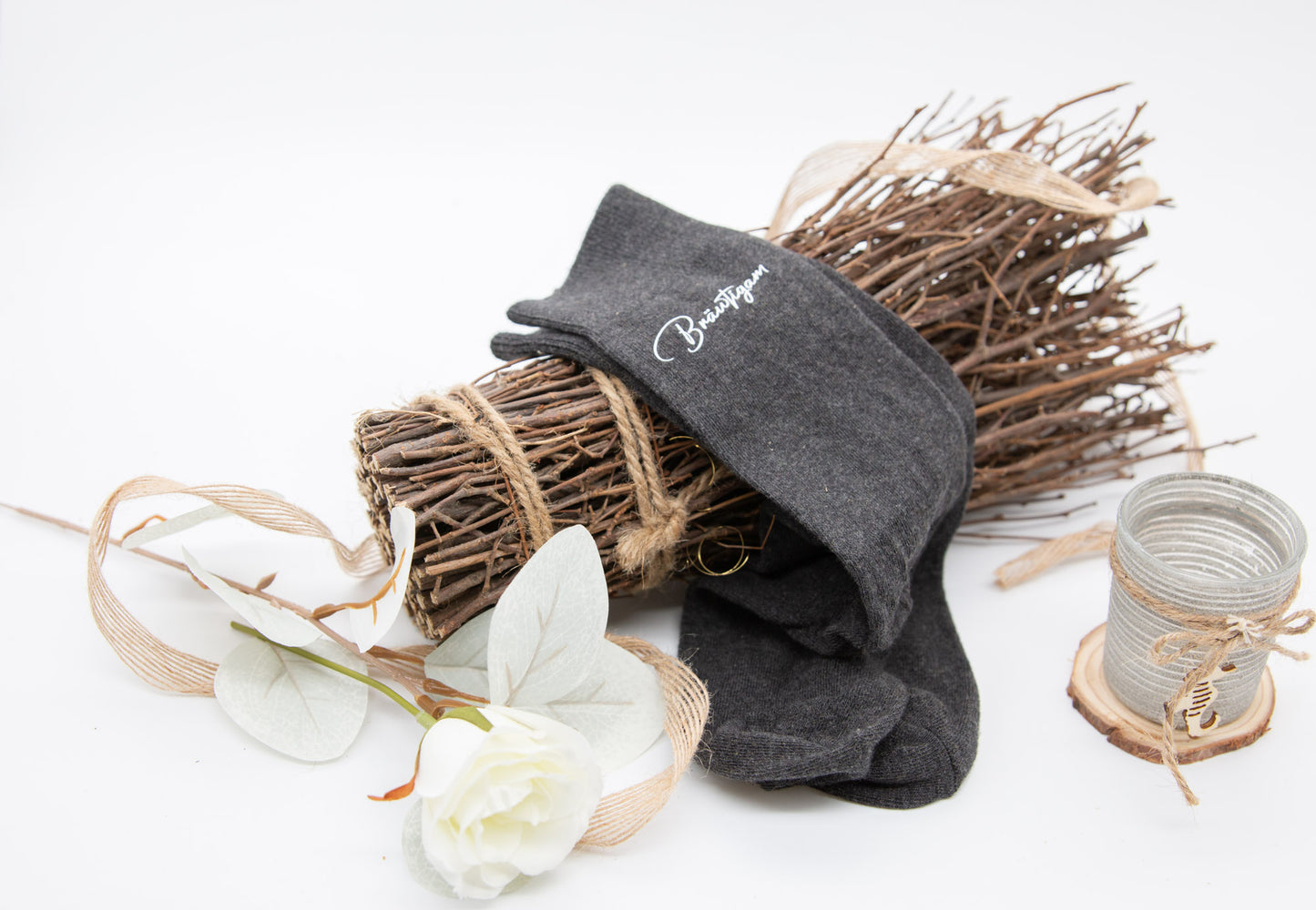 Socken für den Bräutigam