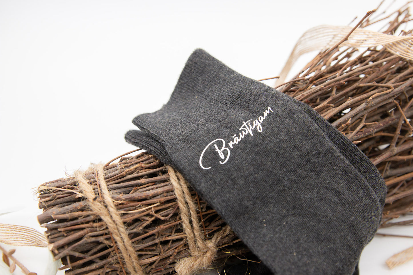 Socken für den Bräutigam