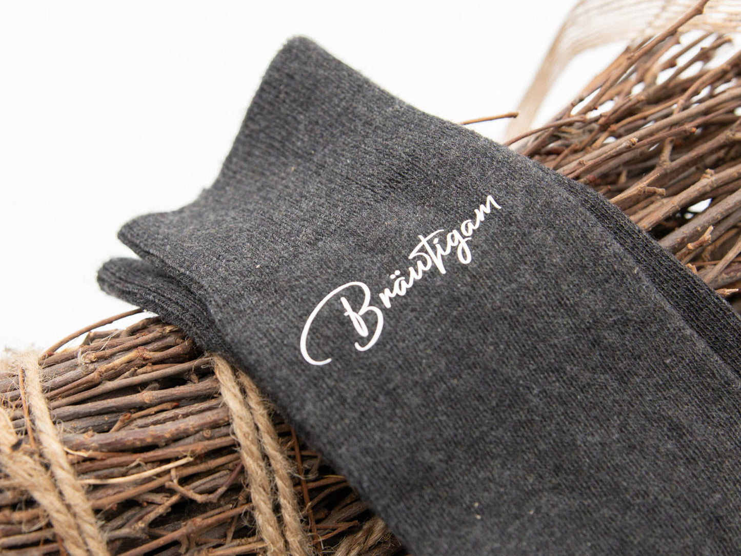 Socken für den Bräutigam